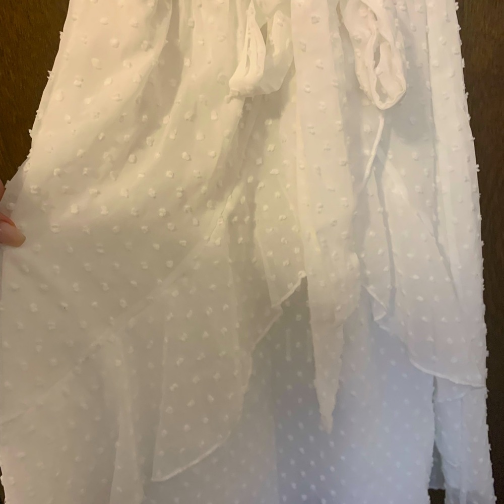 White tie waist dress